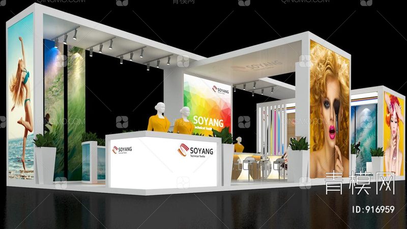 展台设计关键：喷绘布幅宽规格解析与尺寸选择指南